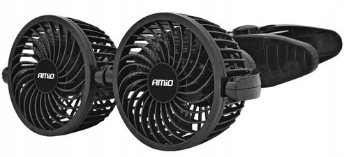 AMiO WIATRAK SAMOCHODOWY WENTYLATOR DO AUTA 24V na Arena.pl