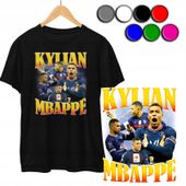KOSZULKA DZIECIĘCA T-SHIRT Z NADRUKIEM - KYLIAN MBAPPE WZORY - S 122-128