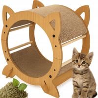 DRAPAK DLA KOTA legowisko do drapania domek TEKTUROWY budka KARTONOWY