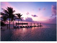 OBRAZ DRUK MAGICZNY ZACHÓD SŁOŃCA MALEDIWACH