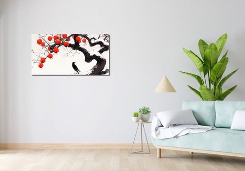 Obraz 100x50cm Kruk przy Drzewie na Arena.pl