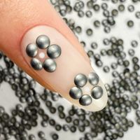 ShinePins gładkie ćwieki ozdoby do paznokci medium NTN Premium Nr 6 5g