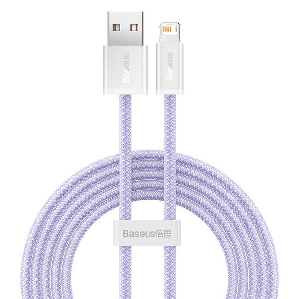 Kabel USB do Lightning Baseus Dynamic 2, 2.4A, 2m (fioletowy) zdjęcie 1