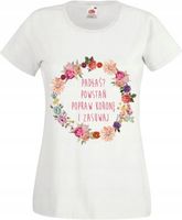 KOSZULKI z nadrukiem ZE ŚMIESZNYMI TEKSTAMI MAŁA