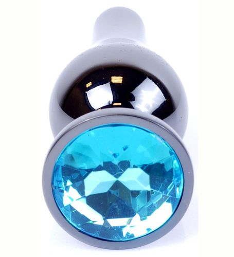 Czarno niebieski korek analny na Arena.pl