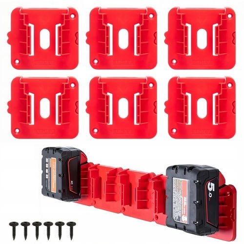 x6 UCHWYT WIESZAK NA AKUMULATOR BATERIE ŚCIENNY/ POD BLAT/ DO na Arena.pl