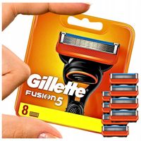 8 x Gillette Fusion5 ostrza wkłady nożyki do maszynki Fusion 5 wymienne