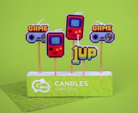 ŚWIECZKI PIKERY GAME ON 5 SZT GODAN