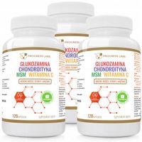 GLUKOZAMINA CHONDROITYNA MSM WITAMINA C STAWY 360k