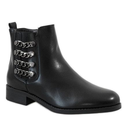 Czarne ocieplane botki 8961 r.37 na Arena.pl