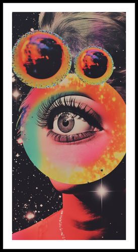 Plakat 50x100cm Oko w Kosmosie na Arena.pl
