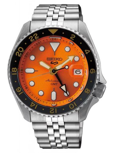ZEGAREK MĘSKI SEIKO 5 SPORTS SSK005K1 GMT AUTOMAT WR100 + BOX na Arena.pl