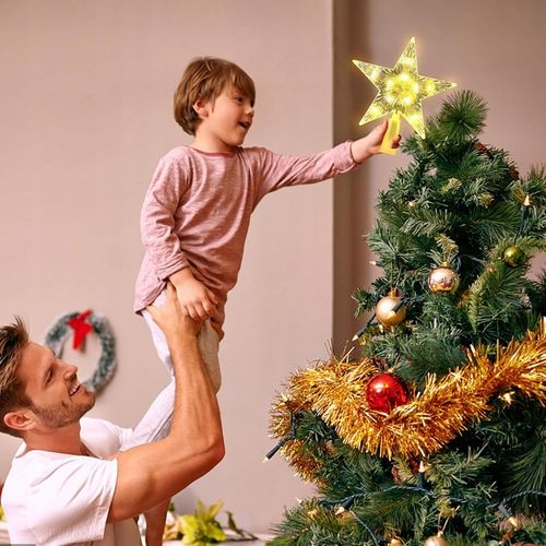 Gwiazda Czubek 31 Led Biały Ciepły na Choinkę Święta Świecąca Ozdoba Szpic na Arena.pl