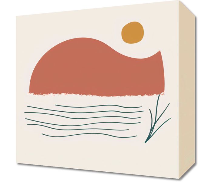 Obraz 30x30cm Serenada Zachodzącego Słońca zdjęcie 1