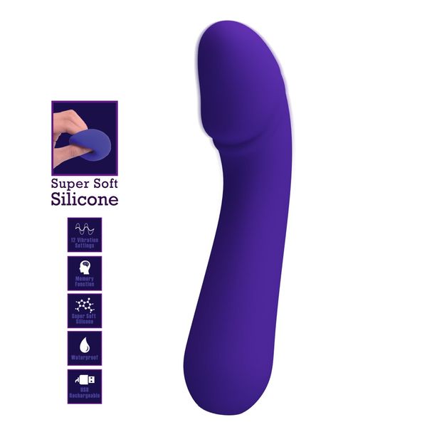 Pretty Love - Cetus Dark Purple, Memory Function 12 Vibration Functions zdjęcie 2