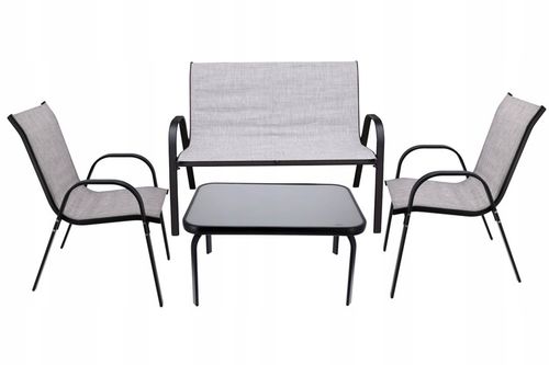 Zestaw komplet Mebli MEBLE OGRODOWE Stół Krzesła sofa Taras Balkon Komplet na Arena.pl