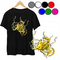 KOSZULKA DZIECIĘCA T-SHIRT Z NADRUKIEM - POKE.MON PIKA.CHU - XXXS 86-92