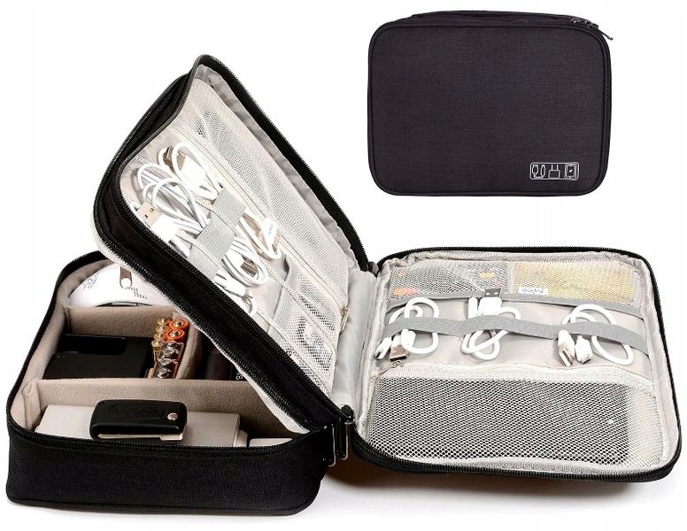 Organizer Torba Podróżna Na Kable Ładowarki Etui zdjęcie 12