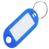 Identyfikatory zawieszki do kluczy breloki kolorowe zestaw mix 100 szt.