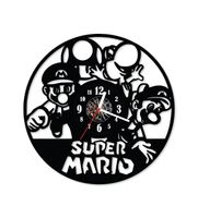 Zegar ścienny z płyty winylowej Mario 43.13
