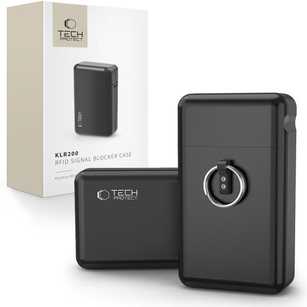 Etui Tech-Protect Blokada RFID Keyless DO Kluczyków Samochodowych Czarne zdjęcie 1