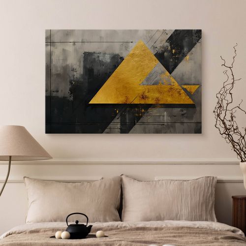 Obraz Na Płótnie Do Sypialni Abstrakcja Kształty Geometryczne 40cm x 30cm na Arena.pl