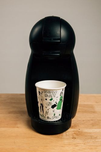 Kubki Papierowe Do Goracych i Zimnych Napojów 250ml Nadruk+ pokrywki 100szt na Arena.pl