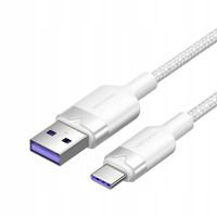 2 x Kabel USB-C Vention 2m 6A Szybkie Ładowanie 100W DO Telefonu Biały