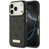 etui guess 4g logo plate magsafe do      iphone 17 pro czarny