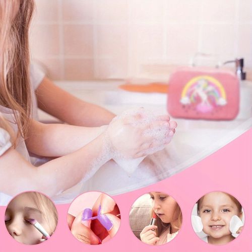 KUFEREK ZESTAW KOSMETYKI DO MAKIJAŻU PAZNOKCI JEDNOROŻEC MAKEUP DLA DZIECI na Arena.pl