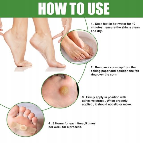 Plastry Usuwające Kurzajki na odciski 30szt na Arena.pl