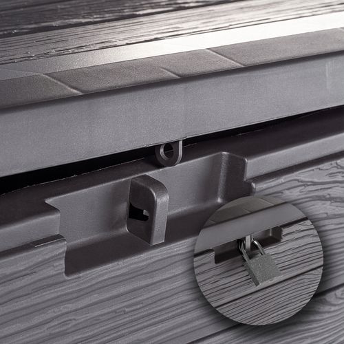 KADAX Skrzynia Ogrodowa Taras Balkonowa 140L Brąz na Arena.pl