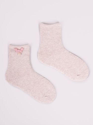 Skarpety dziewczęce frotte z elementem 3D 3PAK 17-19 YOCLUB na Arena.pl