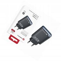 Szybka ładowarka GAN 45W 2 porty kostka do Samsung Galaxy S23