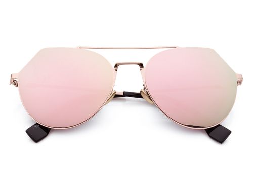 Lustrzane okulary w stylu retro na Arena.pl