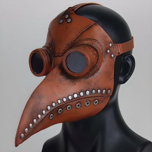 MASKA KRUKA PTAKA DOKTORA PLAGI LATEKSOWA BRĄZ DŻUMA CZARNA ŚMIERĆ PANDEMIA na Arena.pl