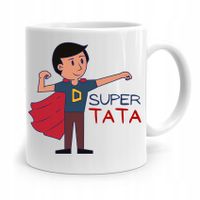 Kubek Na Dzień Ojca Dla Taty Super Tata Prezent Z Nadrukiem Ze Zdjęciem