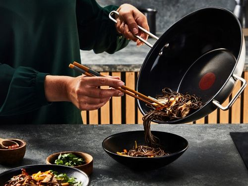 Patelnia TEFAL Nordica 20 cm stal indukcja powłoka ceramiczna na Arena.pl