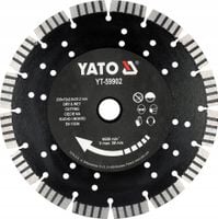 TARCZA DIAMENTOWA DO BETONU CEGŁY ŻELBETU 230x22,2mm NA MOKRO I SUCHO YATO