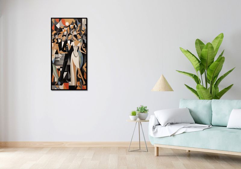 Plakat 50x100cm Bal w Art Deco zdjęcie 4
