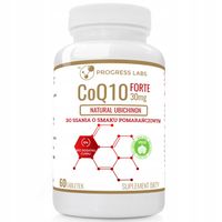 Progress Labs KOENZYM Q10 30mg UBICHINON DO SSANIA DZIĄSŁA ZĘBY 60 tab.