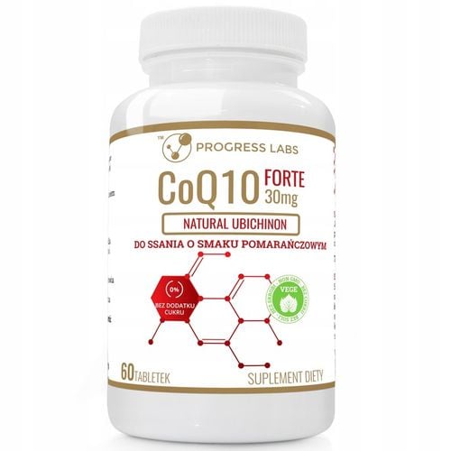 Progress Labs KOENZYM Q10 30mg UBICHINON DO SSANIA DZIĄSŁA ZĘBY 60 tab. na Arena.pl