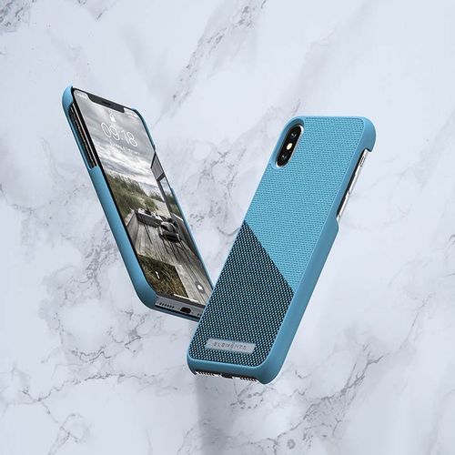 Materiałowe etui do iPhone Xs Max (Petrol) #0 na Arena.pl