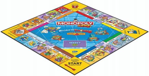 SUPER ZINGS MONOPOLY GRA PLANSZOWA JUNIOR THINGS MONOPOL DZIECI na Arena.pl