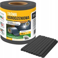 TAŚMA OGRODZENIOWA 19cmx35m GRAFITOWA OSŁONA NA PŁOT OGRODZENIE PANELOWE UV