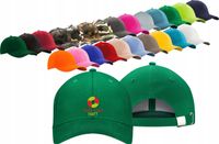 Czapka 6 panelowa zamszowana TWÓJ HAFT LOGO NAPIS firmowa reklamowa 10 szt