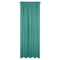 Zasłona na taśmie PARISA 135x270 turkusowa