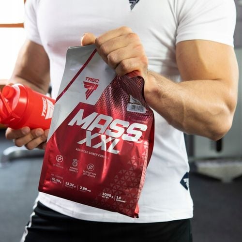 POTĘŻNY GAINER Trec Mass XXL 1000g Mega Mutant Mass WĘGLOWODANY BIAŁKO 1kg na Arena.pl