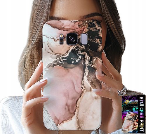 ETUI DO SAMSUNG GALAXY S8 - ELEGANCKI MARMUREK MODNE WZORY + FOLIA na Arena.pl