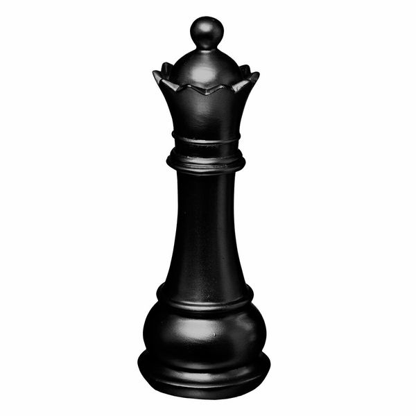 Dekoracja Szachy Hetman czarny 25,5cm zdjęcie 1